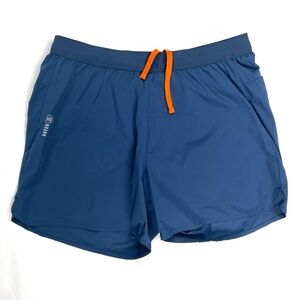 ROARK Run Amok Mens Large Blue Lined Athletic Shorts Running Inseam- 4.5”
